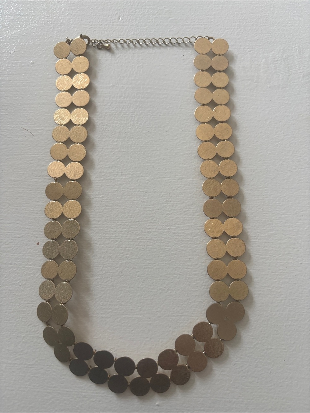 LOFT Gold Disc Chain Necklace